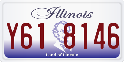 IL license plate Y618146