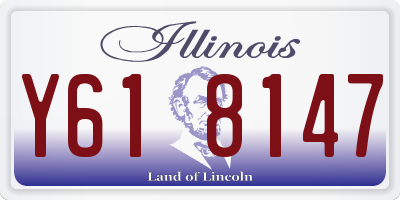 IL license plate Y618147