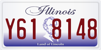 IL license plate Y618148