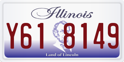 IL license plate Y618149