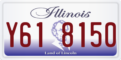 IL license plate Y618150