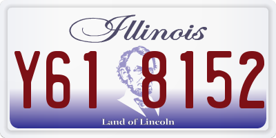 IL license plate Y618152