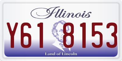 IL license plate Y618153