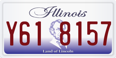 IL license plate Y618157