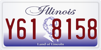 IL license plate Y618158