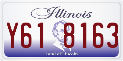 IL license plate Y618163