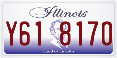 IL license plate Y618170