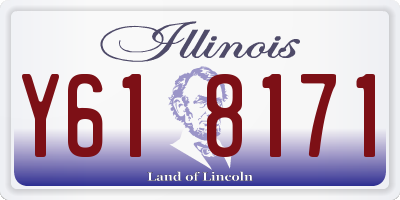 IL license plate Y618171