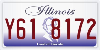 IL license plate Y618172