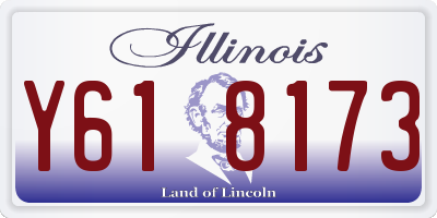 IL license plate Y618173