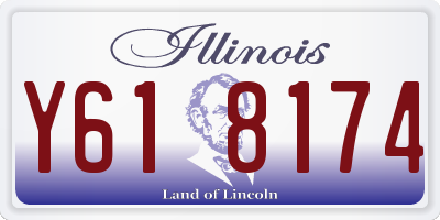 IL license plate Y618174