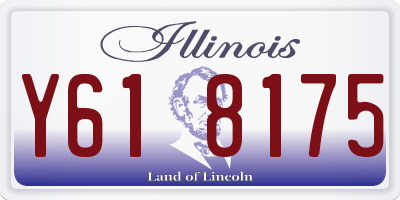 IL license plate Y618175