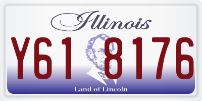 IL license plate Y618176