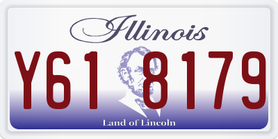 IL license plate Y618179