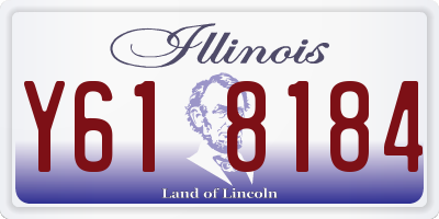 IL license plate Y618184
