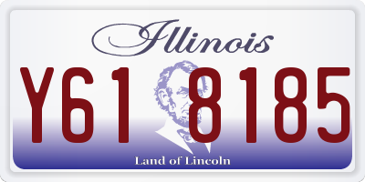 IL license plate Y618185