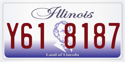 IL license plate Y618187
