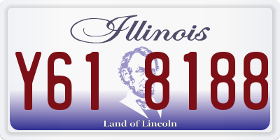 IL license plate Y618188