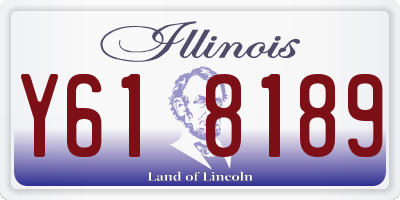 IL license plate Y618189