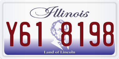 IL license plate Y618198