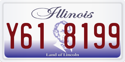 IL license plate Y618199