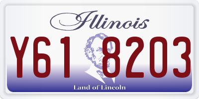 IL license plate Y618203
