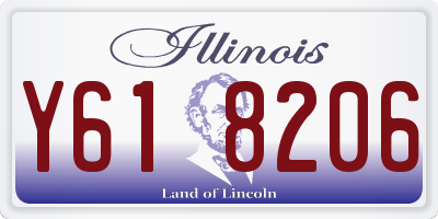 IL license plate Y618206