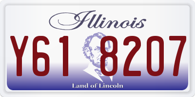 IL license plate Y618207