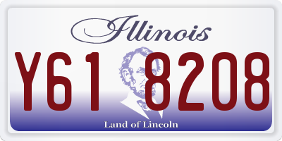 IL license plate Y618208