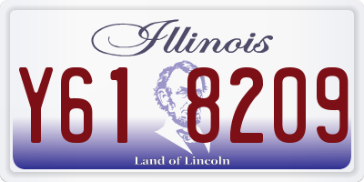 IL license plate Y618209