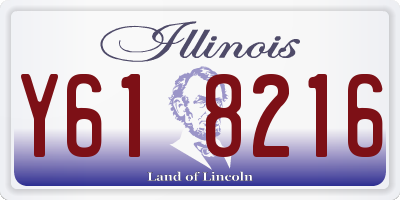 IL license plate Y618216