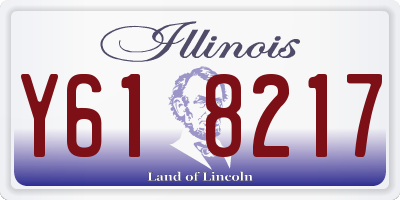 IL license plate Y618217