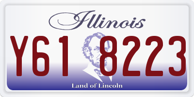 IL license plate Y618223