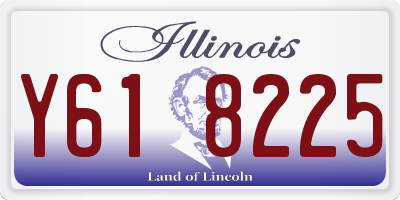IL license plate Y618225