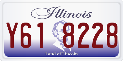IL license plate Y618228