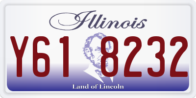 IL license plate Y618232