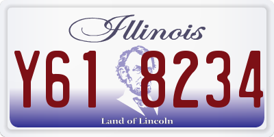 IL license plate Y618234