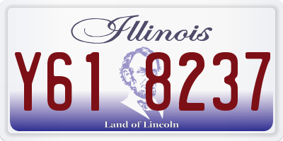 IL license plate Y618237