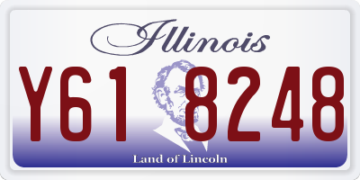IL license plate Y618248