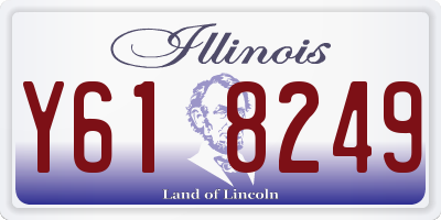 IL license plate Y618249