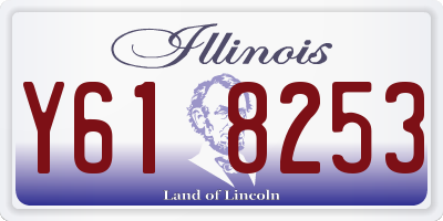 IL license plate Y618253
