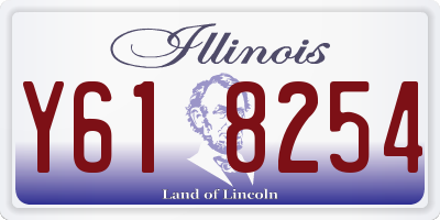 IL license plate Y618254