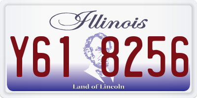 IL license plate Y618256
