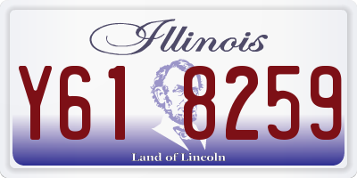 IL license plate Y618259