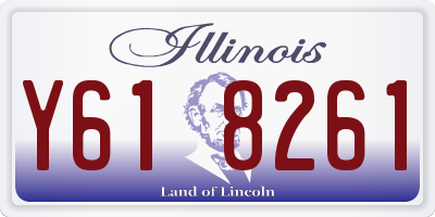 IL license plate Y618261