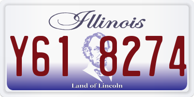 IL license plate Y618274