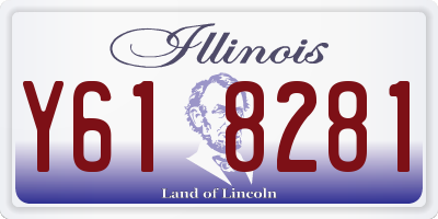 IL license plate Y618281