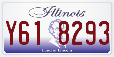 IL license plate Y618293