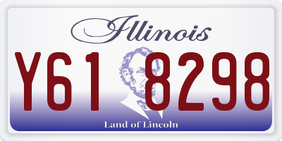 IL license plate Y618298