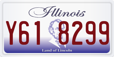 IL license plate Y618299